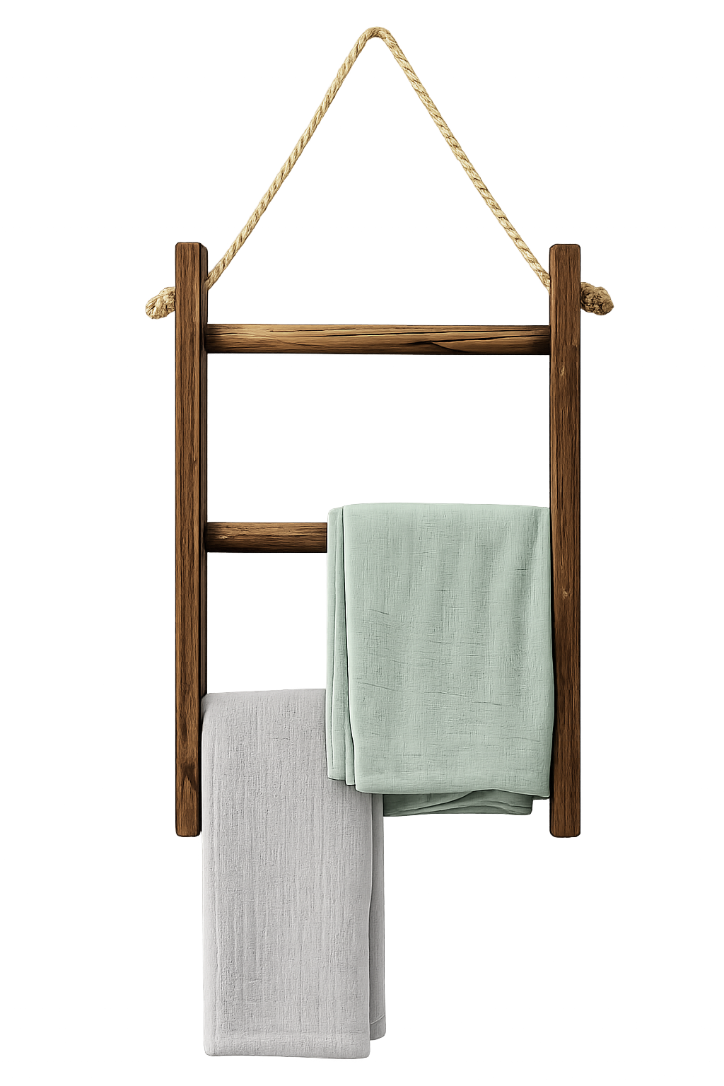 Handtuchhalter in Holzleiteroptk